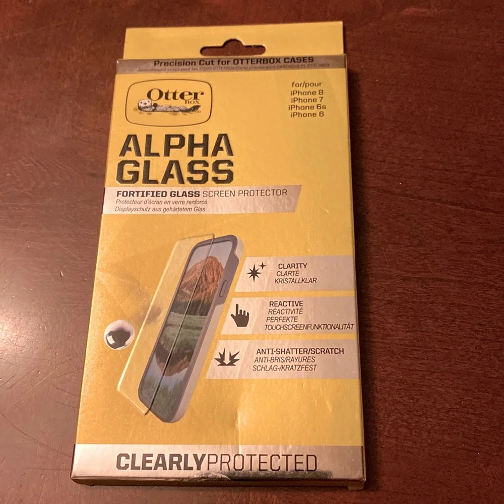 OtterBox Alpha Glass Screen Protector iPhone 8/7/6s/6